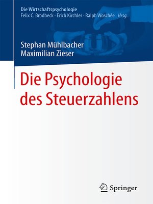 cover image of Die Psychologie des Steuerzahlens